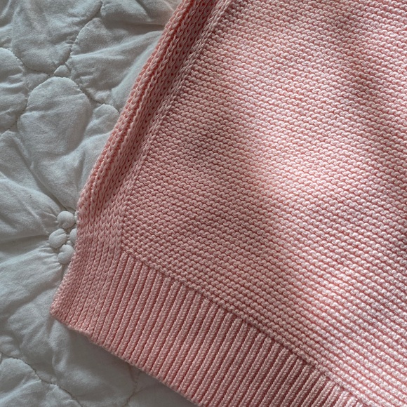 Banana Republic Factory Pink Sleeveless Sweater: Textured sweater tank NWT - Picture 5 of 8
